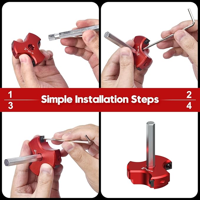 8Pcs Plastic Pipe Reamer Kit - Qoobly PVC Fitting Saver Compatible with 1/2" Drills - Pipe Reamer Tool for SCH40 Includes 1/2'' 3/4'' 1'' 1-1/4'' 1-1/2'' 2'' 3'' 4'' for PVC CPVC ABS Pipes Repairs