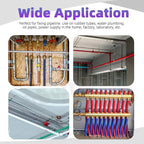 Swpeet 25Pcs 5mm Two Hole U Bracket Clamp with 50Pcs Self-tapping Screws Kit, U-Clamps, Metal Pipe Clamps, Pipe Strap Clamps, Conduit Clamps, Tension Clips for Fixing Pipe or Cable