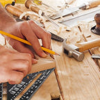 Beslands Aluminum 7-inch Rafter Square Carpenter Layout Tool Alloy Triangle Ruler Protractor （Imperial）