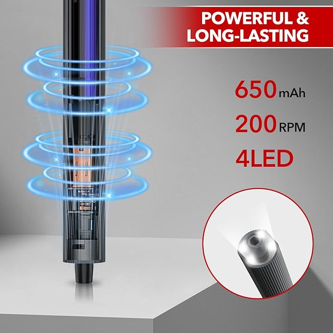 Mini Electric Screwdriver 155 in 1 Small Precision Screwdriver Set Max 5 N.m Cordless Screwdrivers with 3 Torque Settings 140 S2 Magnetic Bits, Repair Tool Set for Phone Computer Watch Drones