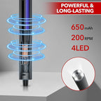 Mini Electric Screwdriver 155 in 1 Small Precision Screwdriver Set Max 5 N.m Cordless Screwdrivers with 3 Torque Settings 140 S2 Magnetic Bits, Repair Tool Set for Phone Computer Watch Drones