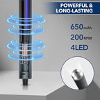 Mini Electric Screwdriver 155 in 1 Small Precision Screwdrivers Set Max 5 N.m Cordless Screwdriver with 3 Torque Settings 140 S2 Magnetic Bits, Repair Tool Set for Phone Computer Watch Drones