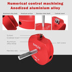 04529 for PPRK6 Plastic Pipe Fitting Reamer, PVC Pipe Reamer Kit, PVC Reed Pipe Reamer Contains 3/4",1",1-1/2",2",3",4" Aluminum Head Fit into Standard 1/2" Drill for CPVC, PPR or ABS