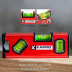 Kapro - 771M TWIN Magnetic Heavy Duty Toolbox Level - For Leveling and Measuring - Features V-Groove and Magnet Base - VPA Certified - 6 Inch