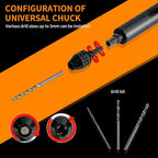 Mini electric screwdriver，Precision Screwdriver Set, With electric drill function, 3 Gears Torque, 3LED light,Magnetic Storage，Overload Protection.