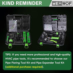 Metal Pipe Reamer for Copper PVC Pipe, Deburring Tool, PlumbingTools, 1/4” to 1-5/8” Inner/Outer Tubing Cleaner, Tube Chamfering Tool (Green)