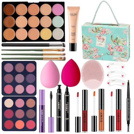 Make up Kits,Girls Makeup Sets Ages 8-12,Teen Girls Beginner Makeup Kit Gifts, Kids Play Makeup Sets,Girls Makeup Kit Age 6-8,Make up kits for Girls,Kids Makeup Sets for Girls 5-8,Makeup Kit for Girls-VeraVaultWomen