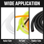 DURATECH PEX Pipe Cutter, Tubing Cutter for 1/8"-1" PEX and Rubber Hoses(NOT for PVC Pipe), with PTFE-Coated Sharp Blade, Suitable for Home and Plumbing Repairs