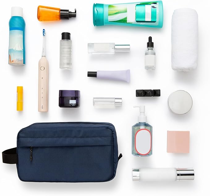 Vorspack Travel Toiletry Bag for Men - Hanging Toiletries Bag Water Resistant Dopp Kit Travel Bag for Toiletries Accessories