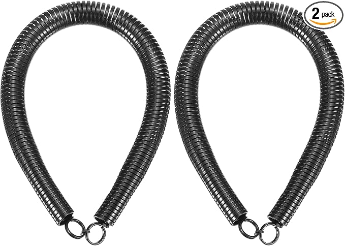 HARFINGTON 2pcs PVC Spring Tube Bender 20mm OD 420mm Long A Type Conduit Pipe Bender Bending Spring for Pipe Bending Devices in Home Hydropower, Black