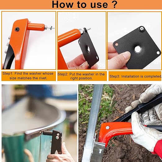 560pcs 304 Stainless Steel Pop Rivets with Washers Assortment Kit,7 Sizes Pop Aluminum Rivets(1/8in 5/32in 3/16in),Assorted Blind Rivets for DIY/Automotive Repairs/Furniture with Labeled Case