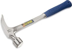 ESTWING Framing Hammer - 24 oz Long Handle Straight Rip Claw with Smooth Face & Shock Reduction Grip - E3-24S