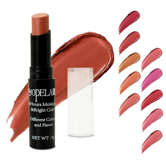 10 Pack Tinted Lip Balm Stocking Stuffers Tinted Chapstick - Moisturizing Lips - No petroleum, Chemicals, Gluten, or Phthalat-VeraVaultWomen