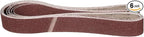 1-1/2 x 60 Inch Sanding Belt, 6 Pcs 36 Grit Aluminum Oxide Knife Sharpener Belts Work Sharpening for Belt Sander Knife Carving Tool Metal Working