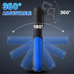 Rechargeable LED Flashlight Magnetic Light, Portable Work Light Trouble Lights Lamp for Mechanics, Compact Reliable and Super Bright Flash Light for Tool Gifts for Men(Blue)