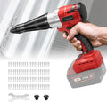 Cordless Rivet Gun for Mil-Waukee 18V Battery, Electric Rivet Tool with LED Light, 3 Size for 1/8", 5/32", 3/16" Rivets–Brushless Blind Pop Rivet Gun Tool for Aluminum & Steel Rivets (Tool Only)