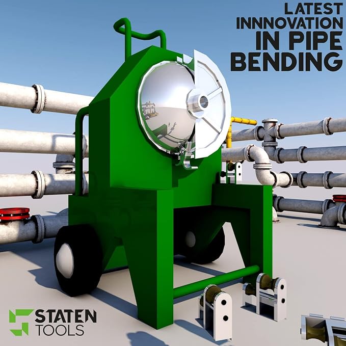 1-1/2"-2" Roller Support Set: Compatible with Greenlee 555/Current Benders (Replaces Parts 17984 & 21002), Heavy-Duty Steel Construction