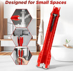 Forlivese 14-in-1 Multi-Function Basin Wrench,Faucet Installer and Sink Drain Nut Removal Tool,One-Way Plumbing Wrench for Tight Spaces