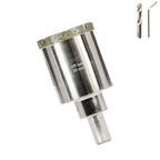1-3/8inch | 35mm Diamond Hole Saw with Center Drill bit and Diamond-Coated Center Drill bit for Ceramic Glass Marble Fiberglass Granite and Porcelain Tiles by CENYB
