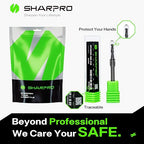 Carbide Ball Nose End Mills Set 2 Flute 4mm SHK. 3mm Cutting Dia. 3D Carving, High-Speed and Deep Cutting, AlCrN Coated, Apply for Alloy Steel, Stainless Steel and Various Cast Iron. (5PCS)