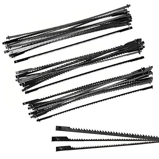 3 Inch Scroll Saw Blades Pin End 45Pack (15TPI /18TPI /24 TPI) Scrollsaw Blades for Wood, Fit for Craftsman Delta Hobby Saws Vintage Dremel Moto Saws and Other Scroll Saws