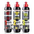 menzerna Polishing Set – HCC1000, MCC2500 & 3800 | 3-Step System for Scratch Removal, Swirl Elimination & Mirror-Like Finish
