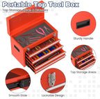 Rolling Tool Box with Wheels, 5-Drawer High Capacity Tool Chest with Wheels, Removable Storage Toolbox with Lock for Garage, Workshop