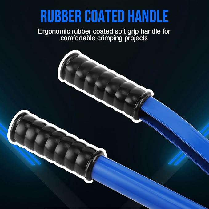 LICHAMP Hydraulic Cable Lug Tool, 6 AWG to 4/0 AWG Battery Cable Crimping Tool WIRE Terminal Crimper Set, 1202BL