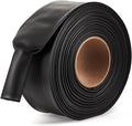 Chanzon 2:1 Ratio - 80Ft Roll - 2-3/8" (60mm) Adhesive Lined Heat Shrink Tubing - Black Polyolefin Sleeving Wrap Shrinking 1pcs