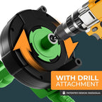 drain snake [25 FT] - Auto Feed - Ideal plumbing snake for sink and drain unblocking - Solid drain auger for real DYIs! (25 FT - 1/4 inch)