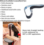 1 x 30 Belt Sander Belts for Knife Sharpening,400 Fine Grit Silicon Carbide Metal Working Sanding Belts,15-Pack