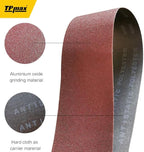 1 x 42 Inch Sanding Belt Pack 1-Inch x 42-Inch,12 Pcs(4 Each of 80 120 150 Grits) Aluminum Oxide for Sander