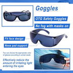 Kanayu Safety Glasses Bulk Protective Goggles Anti Fog Scratch Resistant Eyewear