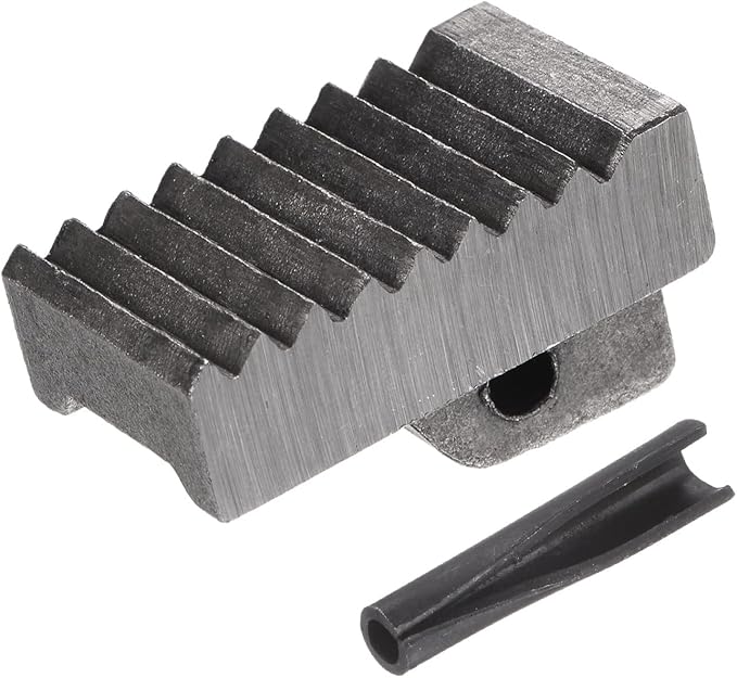 HARFINGTON Pipe Wrench Heel Jaw with Pin Assembly 18" Wrench Replacement High Carbon Steel