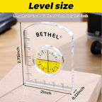 BETHEL Circular Bubble Level Bullseye Degree Marked Surface Round Spirit Levels Measuring Tool