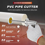 Inside Pipe Cutter with 11 Pcs Diamond Cutting Wheel 7 Inches Adjustable Cutting Depth PVC Pipe Cutter Tool with 1/4 Hex Shank Fit for 1-1/2 Inch to 8 Inch for Glass Marble Jade Wood