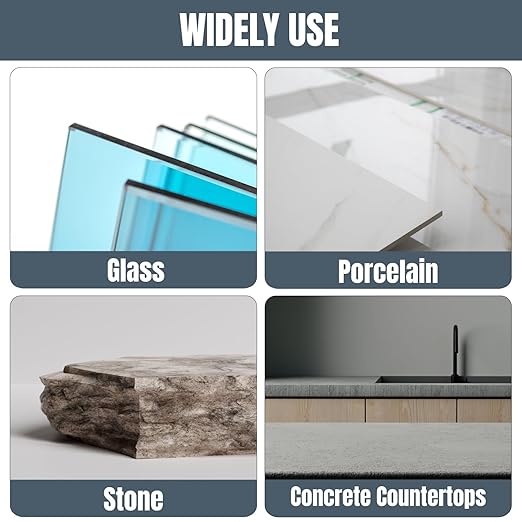 POWERTEC 72306 Diamond Hand Polishing Pads 3Pack, 60, 100 & 200 Grits, Diamond Sanding Block for Polishing and Grinding Porcelain, Ceramic Tile, Glass, Granite, Stone, Wood & Metal