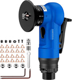 AMTOVL Air Chamfer Tool - Mini Pneumatic Chamfering Machine, 30000 RPM Pneumatic Chamfering Tool, 45 Degree Air Beveling Machine with 1/4 Inch Air Inlet for Metal, Wood, Acrylic Deburring (Blue)