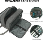 WANDF Travel Toiletry Bag for Men Large Toiletries Shaving Bag Water Resistant Hanging Dopp Kit Travel Accessories Bag for Women Men (Grey)