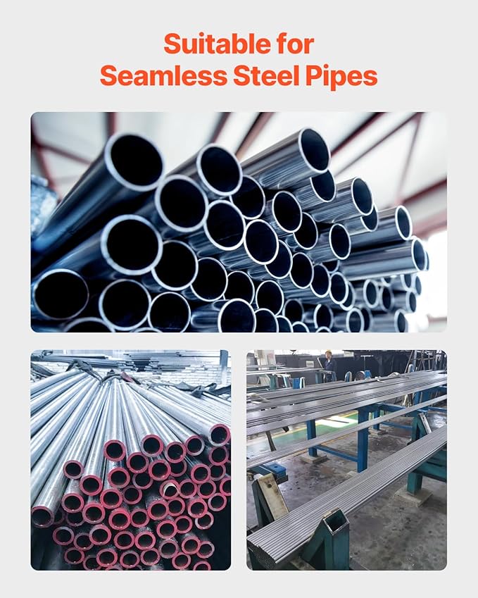 VEVOR Electric Tube Bending Machine, 1.5 KW Electric Tube Bender for 5/8 to 1-1/2 inch Pipes, Pipe Bender Machine with 5 Set Dies, Manual & Auto Modes and 180° Max Bending Angle (220V 60Hz 3-Phase)