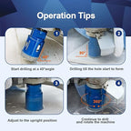 1 Inch Diamond Core Drill Bit for Porcelain Tile Ceramic Marble Granite Drilling,BRSCHNITT 2pcs Vacuum Brazed Diamond Hole Saw with 5/8-11 Thread (25mm 2pcs)