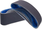15 Pack 3 x 21 Sanding Belts, Extra Fine Grit 3x21 Silicon Carbide Sander Belt, 5 Pcs Each of 600, 800, 1000 Grits Sanding Belt for Knife Sharpening