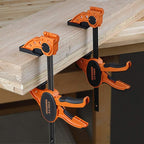 Jorgensen 6" One Hand Clamp/Spreader, 300 Lbs Clamping Force, E-Z Hold Bar Clamps Set, Medium Duty, 2-pack