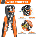 Crimping Tool For Heat Shrink Connectors, 220PCS AWG 26-10 Waterproof Automotive Marine Grade Heat Shrink Butt Connectors and Wire Stripper