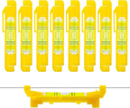 8 Pcs Hanging Bubble Line Level String Tools, Mini Spirit Level for Building Trades, Bricklaying, Tiling, Engineering, Surveying, Metalworking and Measuring