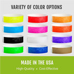 1,200 WristCo Tyvek Wristbands for Events, 6-Color Variety Pack – Tamper-Proof Design Prevents Reuse – Premium-Grade Bracelets for Hospital & Medical ID, Party, VIP Identification (Variety Pack)