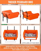 INCLY 276PCS Extra Thick 1/4" Pegboard Accessories Organizer Kit, Heavy Duty Black Pegboard Hooks with Bins & Paper Towel Holder, Peg Board Hook Assortment for Garage Wall Attachments Hanging Tools