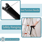 Bates- Caulking Gun, 10:1 Thrust Ratio, Black, Caulking Tool Gun, Caulk Gun No Drip, Hand Caulking Guns, Silicone Gun, Caulking Gun Tool, No Drip Caulk Gun, Caulk Guns, Caulking Gun Dripless