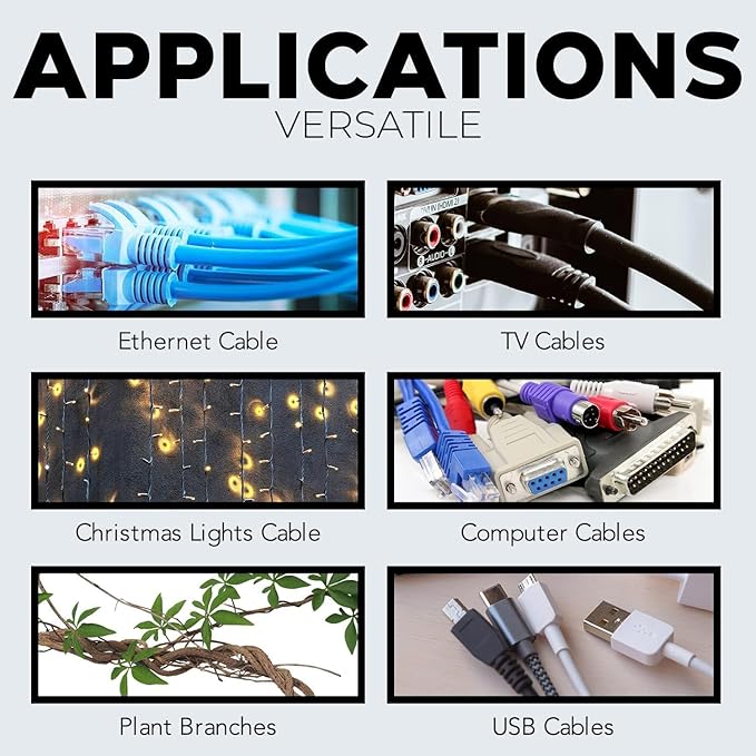 BEST CONNECTIONS Black Cable Ties – 1,500 Pieces Cable Zip Ties 4 Inch - Strong Nylon Wire Ties with 18 Lbs Tensile Strength – Cable Management Ties for Outdoor & Indoor