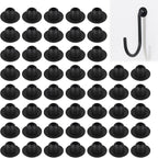 120Pcs Pegboard Hook Locks - Peg Hook Stoppers Clips Fit for 1/4 Inch Peg Board Retainer Clips Secure Hooks for Garage Tool Organization, Workshop Retail Display (Black)